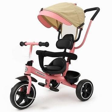 Baby Push Walkers: Dečji tricikl sa ručkom za guranje i tendom - Multifunkcionalni at lalafo.rs — 1 Baby Push Walkers: Dečji tricikl sa ručkom za guranje i tendom - Multifunkcionalni — 1