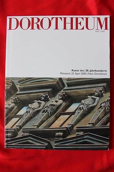 DOROTHEUM, KUNST DES 20. JAHRHUNDERTS, 27.4.2005. | Aukcioni katalog na lalafo.rs DOROTHEUM, KUNST DES 20. JAHRHUNDERTS, 27.4.2005. | Aukcioni katalog