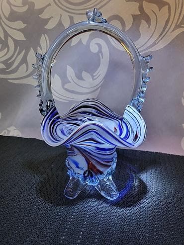 Home Decor: Murano nova korpa,rucni rad iz 70ih. Korpa nova,sve na njoj odsjaj od at lalafo.rs — 1 Home Decor: Murano nova korpa,rucni rad iz 70ih. Korpa nova,sve na njoj odsjaj od — 1
