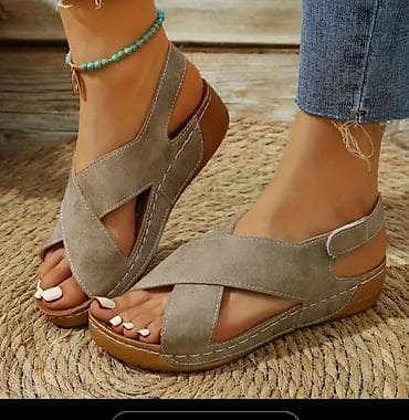 Ženske sandale – bež/peščana nijansa Vel.38-unutrasnje gaziste 24,5cm na lalafo.rs Ženske sandale – bež/peščana nijansa Vel.38-unutrasnje gaziste 24,5cm