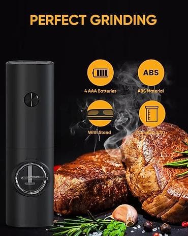 Električni set mlinova za so i biber - Set od 2 električna mlina sa na lalafo.rs — 1 Električni set mlinova za so i biber - Set od 2 električna mlina sa — 1