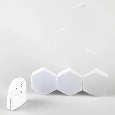 Antique Decor: Modularne heksagonalne LED zidne lampe sa daljinskim upravljačem - at lalafo.rs — 2 Antique Decor: Modularne heksagonalne LED zidne lampe sa daljinskim upravljačem - — 2