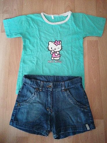 Dečiji komplet koji se sastoji od tirkizne majice sa kratkim rukavima at lalafo.rs — 1 Dečiji komplet koji se sastoji od tirkizne majice sa kratkim rukavima — 1