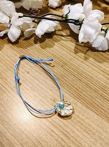 Narukvica sa morskim motivom - Tanka, svetloplava končana narukvica at lalafo.rs — 1 Narukvica sa morskim motivom - Tanka, svetloplava končana narukvica — 1