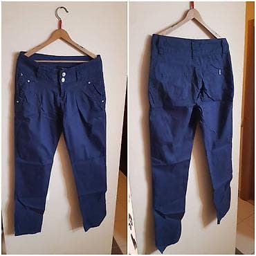 Tally Weijl ženske pantalone, tamno plave boje. Detalji: - Veličina na lalafo.rs — 2 Tally Weijl ženske pantalone, tamno plave boje. Detalji: - Veličina — 2