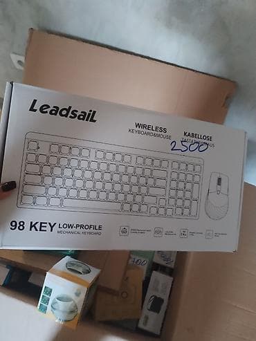 LeadsaiL bežični set tastatura + miš - Tip: mehanička niskoprofilna na lalafo.rs LeadsaiL bežični set tastatura + miš - Tip: mehanička niskoprofilna