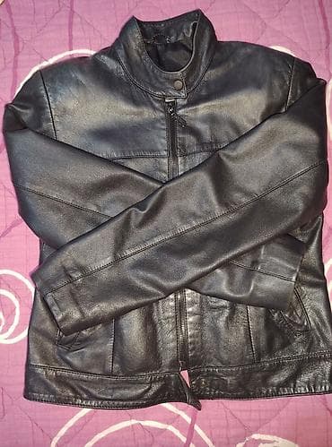 Ženska kožna jakna DARMIL, veličina 38. - Boja: crna - Materijal na lalafo.rs — 2 Ženska kožna jakna DARMIL, veličina 38. - Boja: crna - Materijal — 2