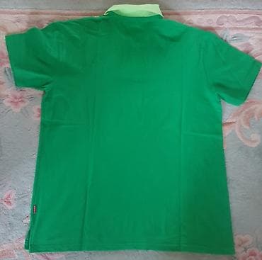 Par puta nosena, no problem zelena polo majica sa kragnicom, rombovi na lalafo.rs — 6 Par puta nosena, no problem zelena polo majica sa kragnicom, rombovi — 6