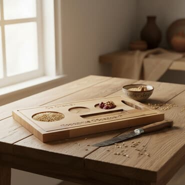 2u1 slavska daska za žito i daska za sečenje - Materijal: pun drvni na lalafo.rs 2u1 slavska daska za žito i daska za sečenje - Materijal: pun drvni