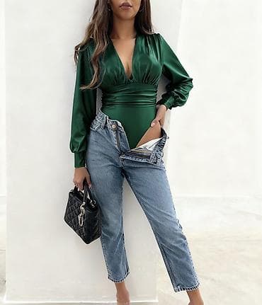 zenske broj: 🔥Elegantni ženski bodi s dugim rukavima i V-izrezom na akciji 1700 din at lalafo.rs — 4 zenske broj: 🔥Elegantni ženski bodi s dugim rukavima i V-izrezom na akciji 1700 din — 4