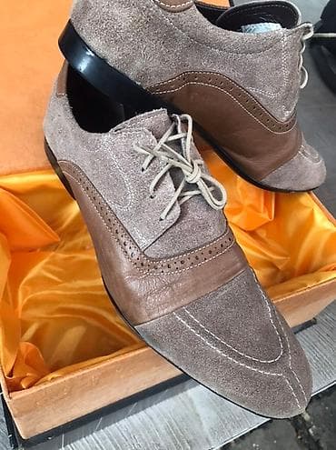 Muške cipele DOGATI – kombinacija brušene kože i glatke kože - Model na lalafo.rs — 2 Muške cipele DOGATI – kombinacija brušene kože i glatke kože - Model — 2