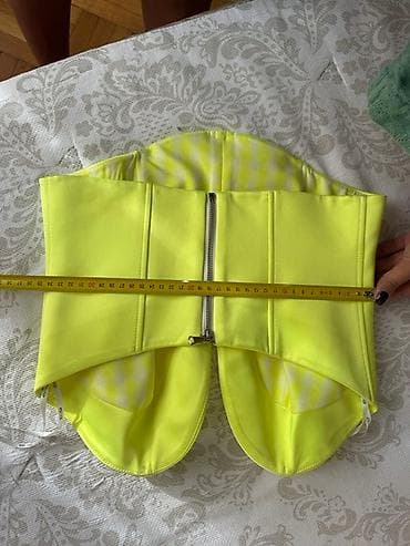 Neon žuti korset MONA - Model: bustier/korset top sa izraženim na lalafo.rs — 3 Neon žuti korset MONA - Model: bustier/korset top sa izraženim — 3