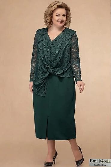 Elegantna haljina sa čipkom – Emi Moda, Made in Italy L, xl, 2xl,3xl na lalafo.rs — 2 Elegantna haljina sa čipkom – Emi Moda, Made in Italy L, xl, 2xl,3xl — 2