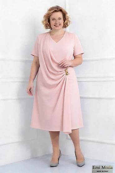 Za punije dame - Kroj: midi dužina, blago A-linija sa dekorativnim na lalafo.rs — 4 Za punije dame - Kroj: midi dužina, blago A-linija sa dekorativnim — 4