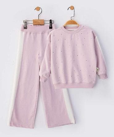 pantalone gina benotti: Dečiji komplet trenerke – 2 dela - Boja: svetloružičasta sa belim na lalafo.rs — 1 pantalone gina benotti: Dečiji komplet trenerke – 2 dela - Boja: svetloružičasta sa belim — 1