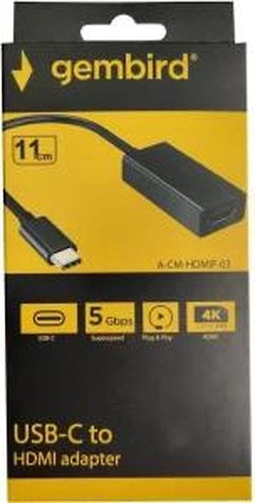 zenske broj: Gembird USB‑C na HDMI adapter (model A‑CM‑HDMIF‑03) - Adapter: USB‑C at lalafo.rs — 7 zenske broj: Gembird USB‑C na HDMI adapter (model A‑CM‑HDMIF‑03) - Adapter: USB‑C — 7