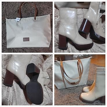 Komplet ženske modne obuće i torbe u bež nijansi. - Čizme do članka at lalafo.rs — 5 Komplet ženske modne obuće i torbe u bež nijansi. - Čizme do članka — 5