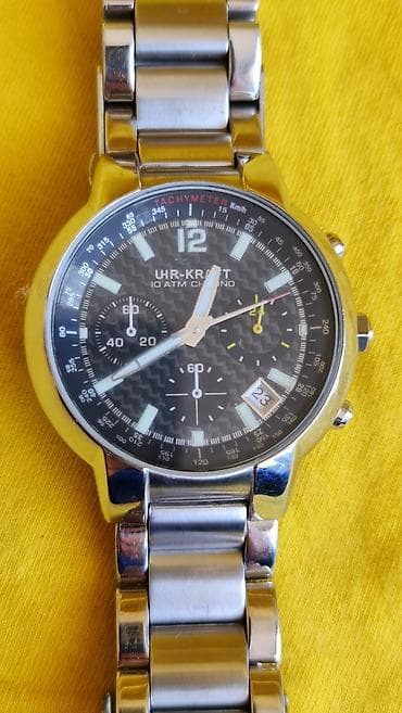 UHR-KRAFT hronograf sat – 10 ATM - Kućište i narukvica od nerđajućeg na lalafo.rs — 7 UHR-KRAFT hronograf sat – 10 ATM - Kućište i narukvica od nerđajućeg — 7