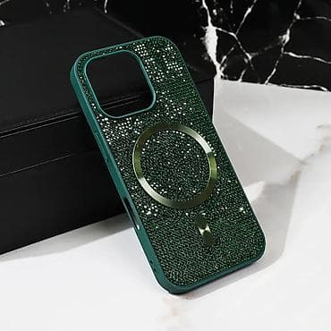 Maska Magsafe Glam za iPhone 16 Pro 6.3 zelena na lalafo.rs — 4 Maska Magsafe Glam za iPhone 16 Pro 6.3 zelena — 4