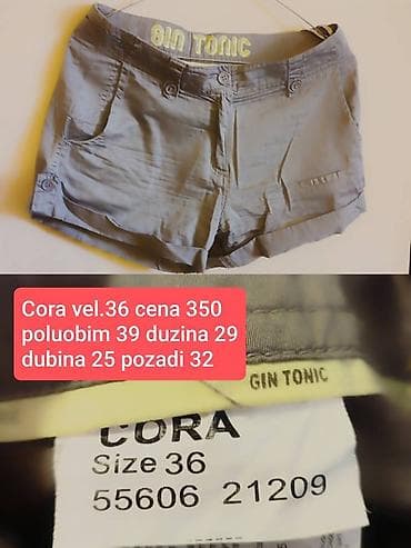 bermude teksas br: Ženske šorts pantalone Gin Tonic – model CORA - Veličina: 36 (na at lalafo.rs — 1 bermude teksas br: Ženske šorts pantalone Gin Tonic – model CORA - Veličina: 36 (na — 1