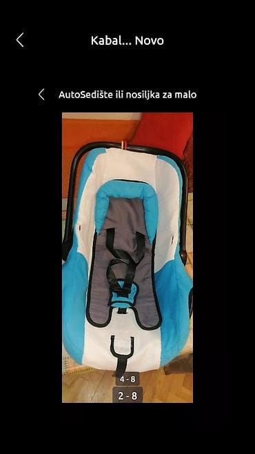 Auto sedište ili nosiljka do 13 kg Lorelli
Mirjevo at lalafo.rs — 4 Auto sedište ili nosiljka do 13 kg Lorelli
Mirjevo — 4