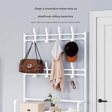 Višenamenski stalak za hodnik – garderober i cipelarnik u jednom - na lalafo.rs — 3 Višenamenski stalak za hodnik – garderober i cipelarnik u jednom - — 3