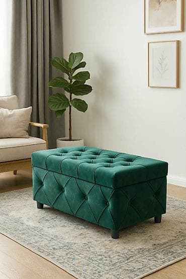 Tapacirana klupa/tabure sa spremištem - Elegantan dizajn sa dubokim na lalafo.rs Tapacirana klupa/tabure sa spremištem - Elegantan dizajn sa dubokim