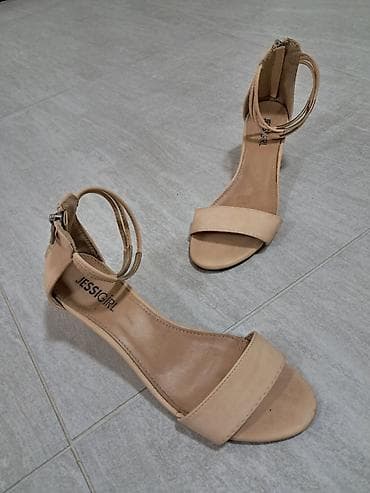 Bež ženske sandale na punu petu JESSIGIRL - Veličina: 37 (označeno na na lalafo.rs — 2 Bež ženske sandale na punu petu JESSIGIRL - Veličina: 37 (označeno na — 2