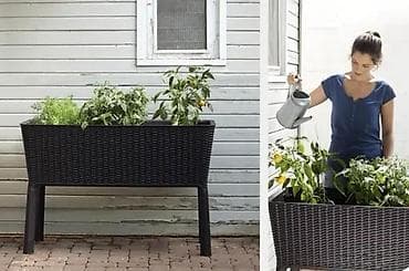 prsluk jaknica mango u: Povišena žardinjera za baštu/balkon – ratan izgled, samostalna - at lalafo.rs — 2 prsluk jaknica mango u: Povišena žardinjera za baštu/balkon – ratan izgled, samostalna - — 2