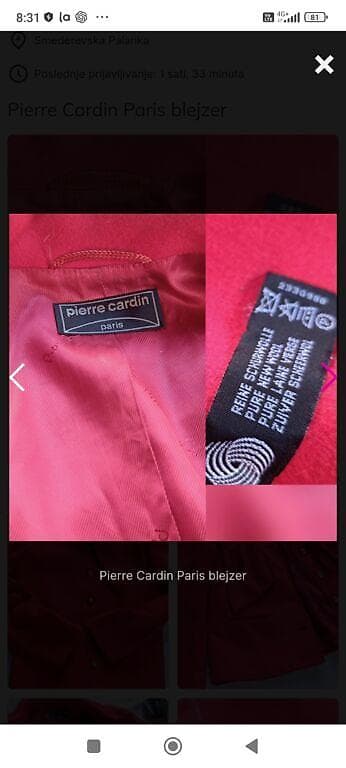 bermude teksas br: RASPRODAJA!!Pierre Cardin Paris blejzer br.38. mali znakovi nosenja na lalafo.rs — 4 bermude teksas br: RASPRODAJA!!Pierre Cardin Paris blejzer br.38. mali znakovi nosenja — 4