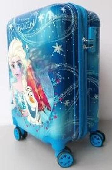 Backpacks, bags and suitcases: Disney Frozen dečji kofer na točkiće - Tvrdi kofer sa sjajnom plavom at lalafo.rs — 10 Backpacks, bags and suitcases: Disney Frozen dečji kofer na točkiće - Tvrdi kofer sa sjajnom plavom — 10
