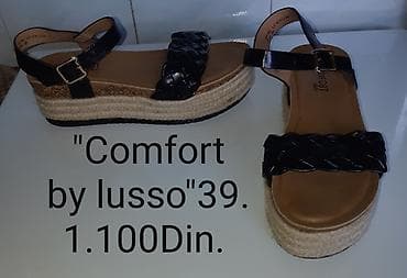 Patike: Sandale “Comfort by Lusso” – broj 39 - Crne ženske platforme sa na lalafo.rs — 1 Patike: Sandale “Comfort by Lusso” – broj 39 - Crne ženske platforme sa — 1