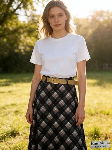 ✨Ženska suknja midi dužine sa kockastim (kariranim) dezenom –2500 din na lalafo.rs — 2 ✨Ženska suknja midi dužine sa kockastim (kariranim) dezenom –2500 din — 2