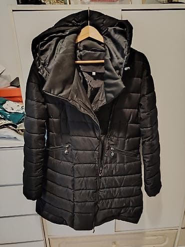 Ženska zimska jakna – crna, nova, XL, prošivena, sa kapuljačom - na lalafo.rs — 1 Ženska zimska jakna – crna, nova, XL, prošivena, sa kapuljačom - — 1