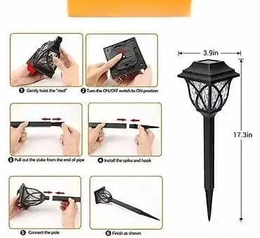 Solarne LED Lampe - Set od 6 Komada Specifikacije: ☀️ Solarne na lalafo.rs — 5 Solarne LED Lampe - Set od 6 Komada Specifikacije: ☀️ Solarne — 5