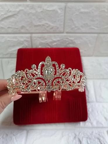 Svečane tijare/krune sa kristalima - Elegantne metalne tijare bogato na lalafo.rs — 4 Svečane tijare/krune sa kristalima - Elegantne metalne tijare bogato — 4