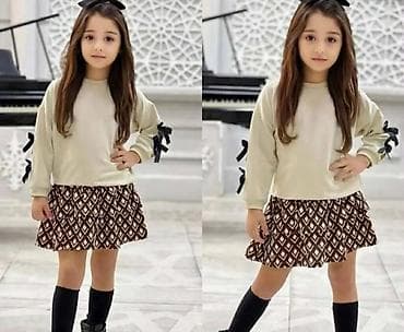 Dečiji komplet za devojčice – bluza i suknja - Dizajn: dvojelementni na lalafo.rs — 4 Dečiji komplet za devojčice – bluza i suknja - Dizajn: dvojelementni — 4