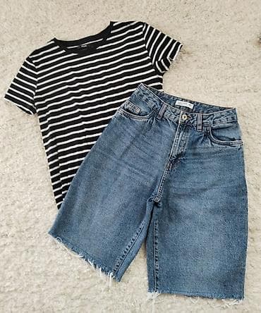 Set lot teksas šorc i majica Caliope & House U kompletu Caliope na lalafo.rs — 2 Set lot teksas šorc i majica Caliope & House U kompletu Caliope — 2