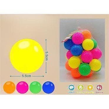 Creative & Educational Toys: Set šarenih plastičnih loptica za decu - Prečnik loptice: 5,5 cm at lalafo.rs — 1 Creative & Educational Toys: Set šarenih plastičnih loptica za decu - Prečnik loptice: 5,5 cm — 1