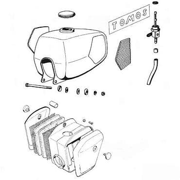 Nalepnice za Tomos 15SLC – komplet - Set samolepljivih oznaka za na lalafo.rs — 2 Nalepnice za Tomos 15SLC – komplet - Set samolepljivih oznaka za — 2