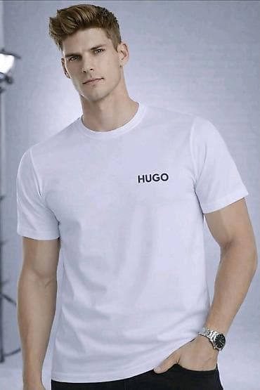 Men's T-shirt Hugo Boss, bоја - Bela na lalafo.rs Men's T-shirt Hugo Boss, bоја - Bela