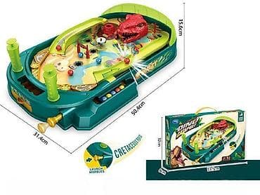 Dečije sportske igračke: Dino Catapult pinball igra za decu - Tematski sto sa dinosaurima i na lalafo.rs — 1 Dečije sportske igračke: Dino Catapult pinball igra za decu - Tematski sto sa dinosaurima i — 1