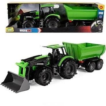 Toy Vehicles & Accessories: LENA Deutz-Fahr 9340 TTV traktor sa prednjim utovarivačem i prikolicom at lalafo.rs — 5 Toy Vehicles & Accessories: LENA Deutz-Fahr 9340 TTV traktor sa prednjim utovarivačem i prikolicom — 5