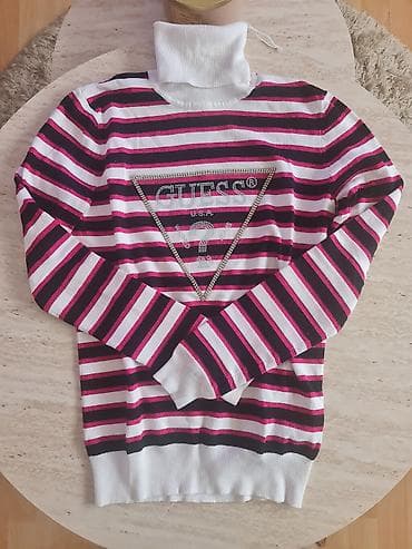 Ženski džemper s rol-kragnom GUESS - Model: prugasti džemper s at lalafo.rs — 1 Ženski džemper s rol-kragnom GUESS - Model: prugasti džemper s — 1