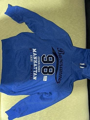 cista koza broj: Plava dukserica sa kapuljačom – “Baserunner 98” - Boja: kraljevsko na lalafo.rs — 1 cista koza broj: Plava dukserica sa kapuljačom – “Baserunner 98” - Boja: kraljevsko — 1