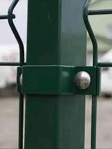 Obujmica metalna za stub 40x40 – cink + PVC (za 3D i 2D panel) 📍 at lalafo.rs — 10 Obujmica metalna za stub 40x40 – cink + PVC (za 3D i 2D panel) 📍 — 10