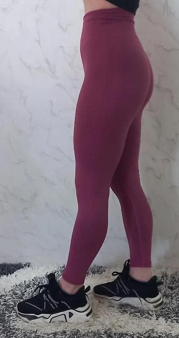 cista koza broj: Ženske sportske helanke – visoki struk, bešavne - Boja: ciklama/roze na lalafo.rs — 10 cista koza broj: Ženske sportske helanke – visoki struk, bešavne - Boja: ciklama/roze — 10