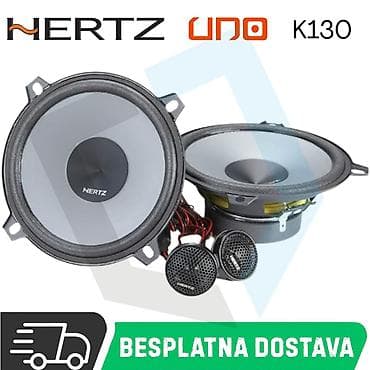 Transport: Hertz Uno K 130 sistem ima 24 mm (0.9ˈ) membranu Neodimijum at lalafo.rs — 9 Transport: Hertz Uno K 130 sistem ima 24 mm (0.9ˈ) membranu Neodimijum — 9