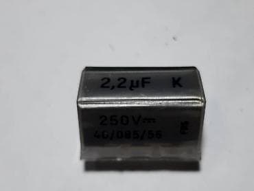 Kondenzatori RIFA 2,2uf, 2uF, 1uF, 0,33uF -250V Vrhunski kondenzatori na lalafo.rs — 10 Kondenzatori RIFA 2,2uf, 2uF, 1uF, 0,33uF -250V Vrhunski kondenzatori — 10