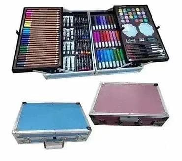 Set za Crtanje u Metalnom Koferu ✏️🎨 Ovaj set za crtanje dolazi u na lalafo.rs — 3 Set za Crtanje u Metalnom Koferu ✏️🎨 Ovaj set za crtanje dolazi u — 3